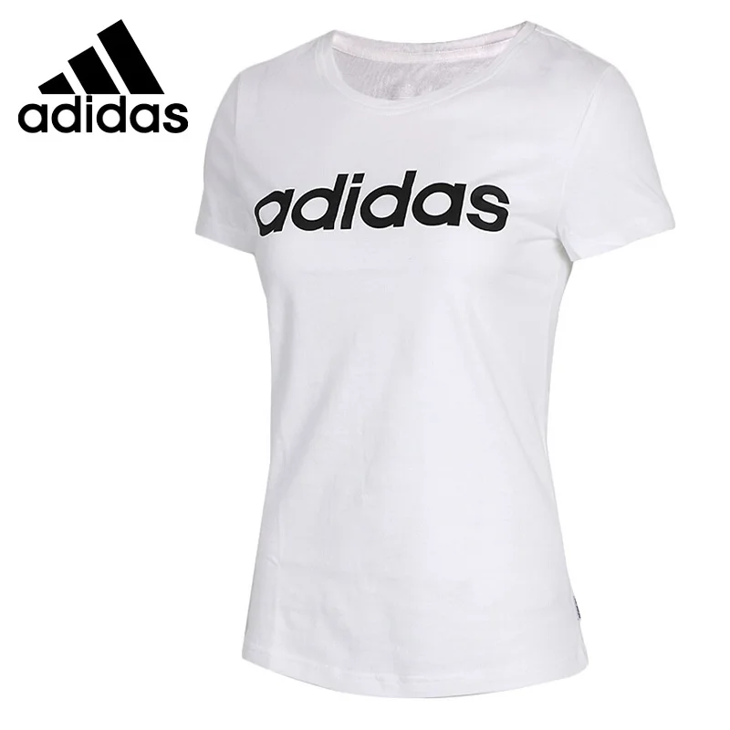 Новинка Оригинальная футболка с логотипом Adidas NEO женская коротким рукавом