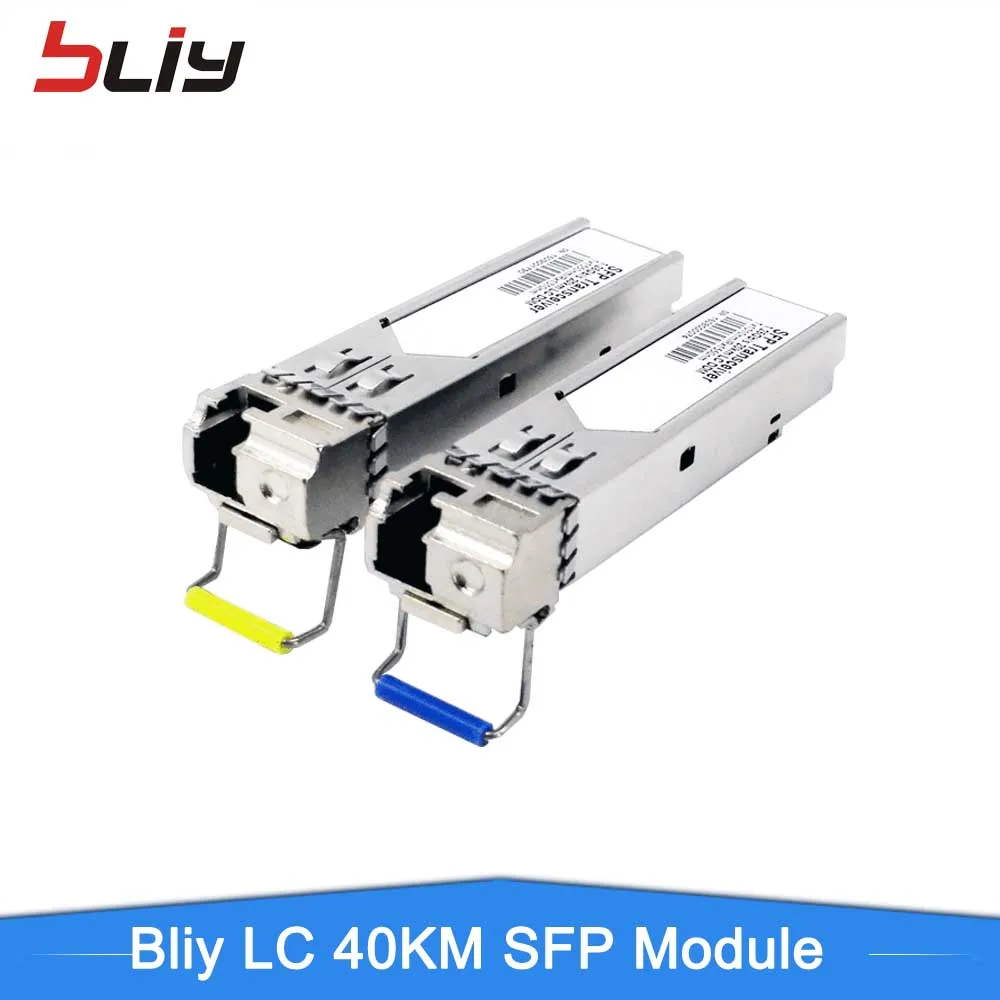 LC 40 км sfp модуль один модуль ftth волокно коммутатор poe коммутатор ethernet gigabit Совместимость с mikrotik/tplink переключатель