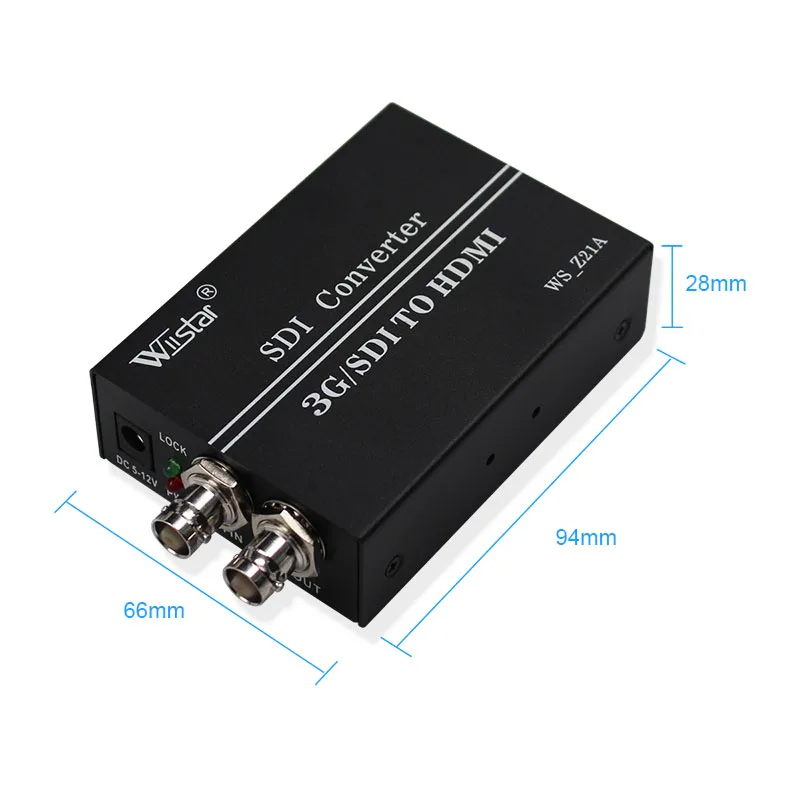 Wiistar высококачественный преобразователь SDI в HDMI с поддержкой 1080P 3G/HD видео для