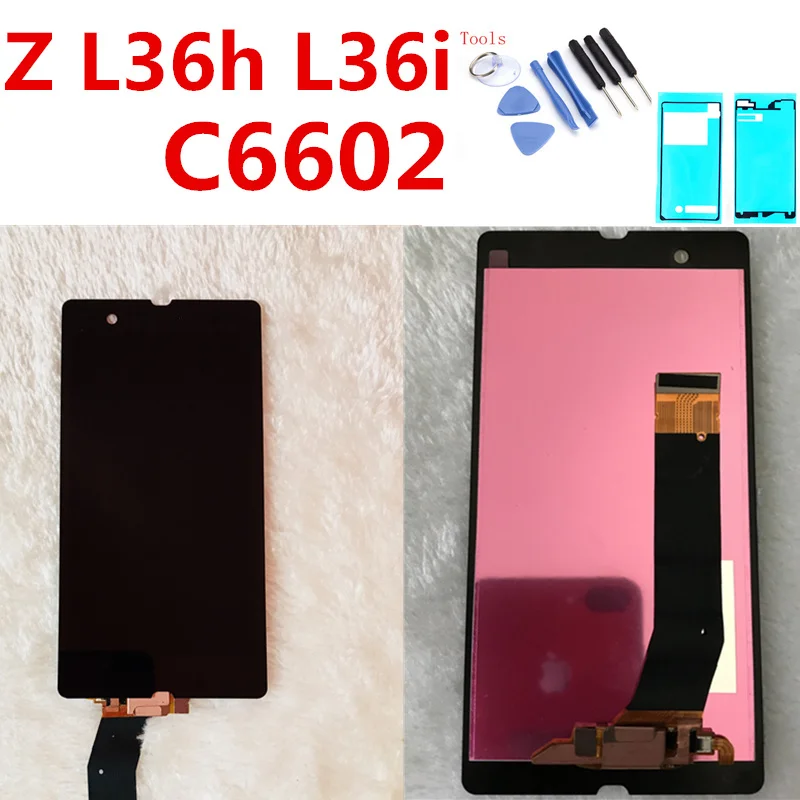 

5.0 Original LCD For SONY Xperia Z LCD Display Touch Screen Digitizer For Xperia Z LCD L36H C6603 C6602 LCD display Screen