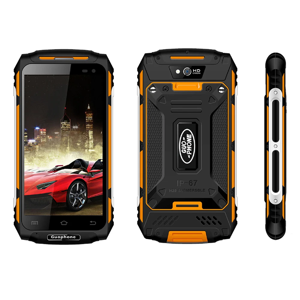 GUOPHONE X2 IP67 водонепроницаемый ударопрочный мобильный телефон 5500 мАч 5 0 &quotHD MTK6737