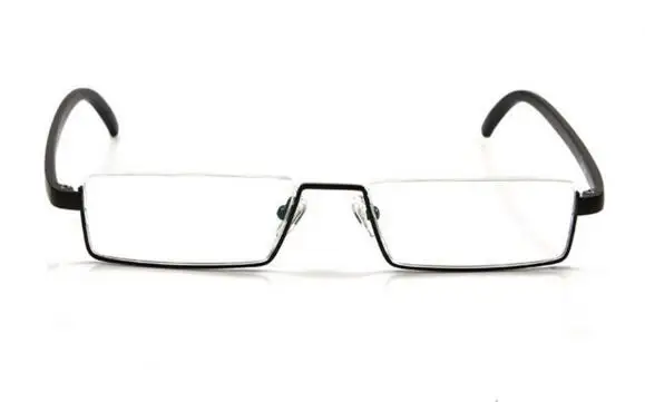 ISENGHUO TR-90 половинчатая металлическая рама тонкие компактные очки против усталости глаз полуоправы пресбиопические очки Чехол