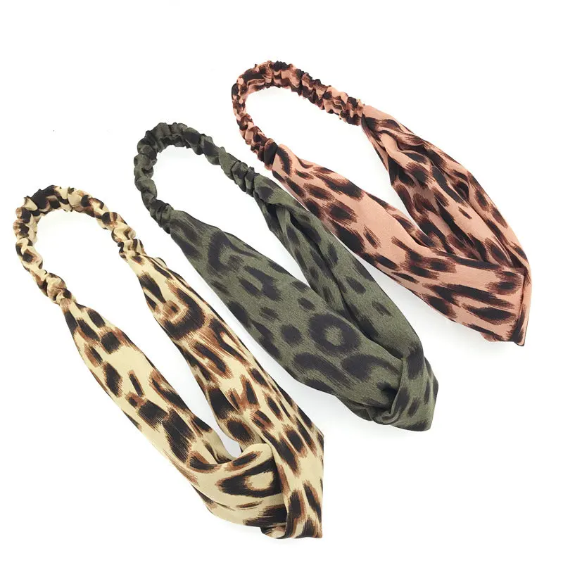 

Fashion Fabric Turban Elastic Headbands Hair Accessories Knot Headband Hair band for Women Girls Striped Headwear Wholesale