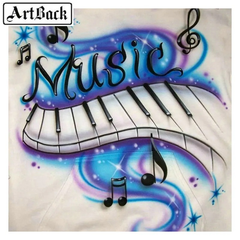 

Diamond painting music piano spectrum full square round drill rhinestone mosaic new arrival 3d diy embroidery wall sticker
