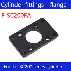 Бесплатная доставка Цилиндрические фитинги 1 шт фланцевого соединения F-SC200FA, применимые SC200 стандартный цилиндр