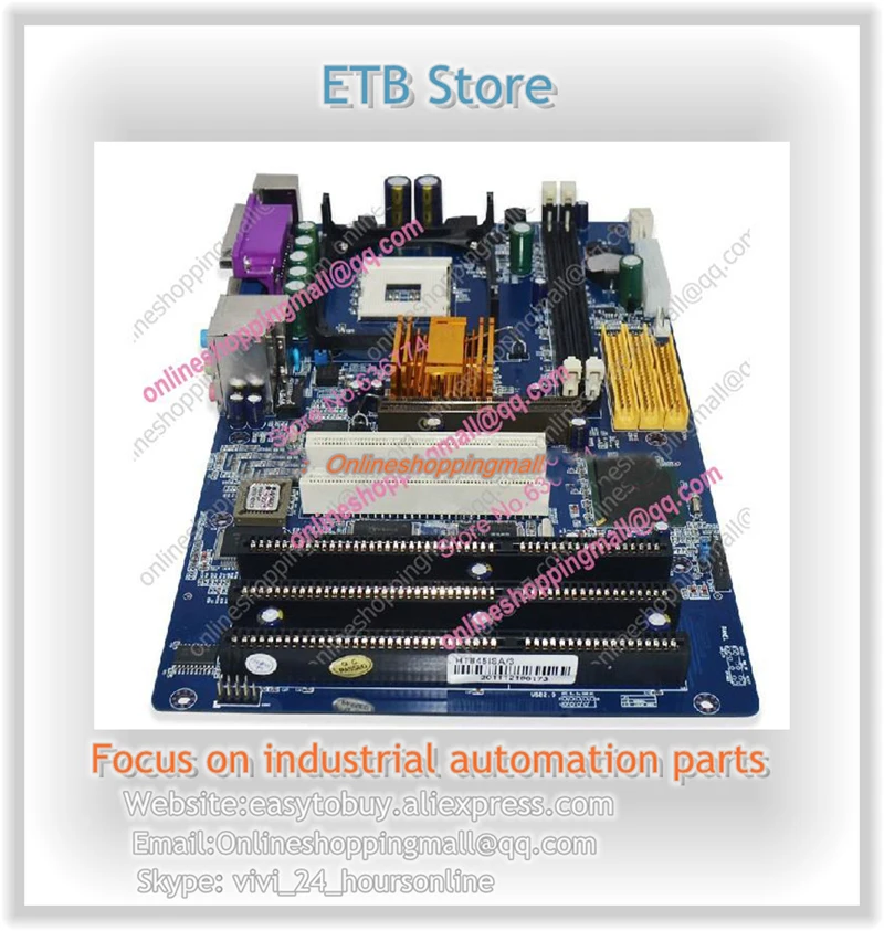 

New 845gv ATX 533MHZ motherboard ISA slots pin offer onboard VGA SOUND LAN 1 year warranty