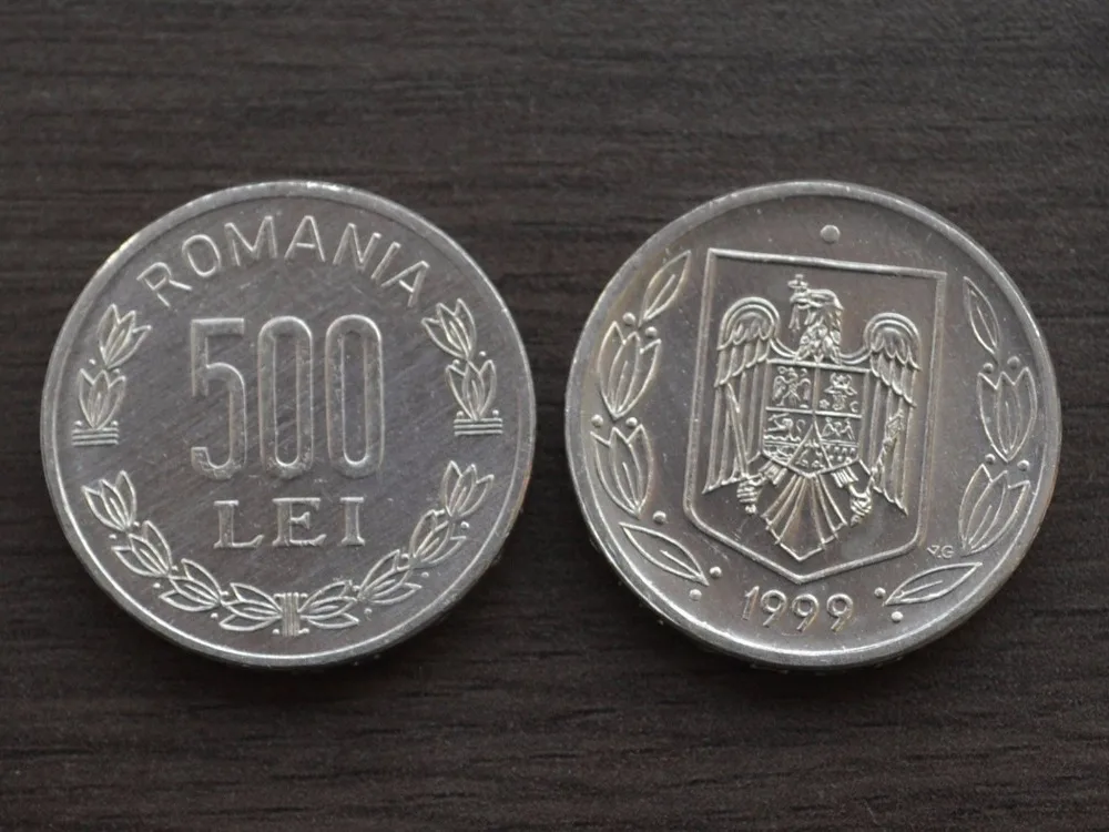 500 Lei Coin EU 100% настоящие и оригинальные европейские монеты для личной коллекции UNC