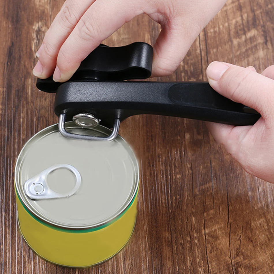 Professional Safety Can Opener Black Tin Kitchen Good Helper Bottle