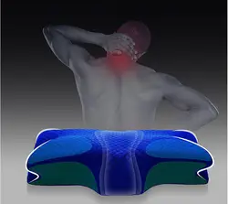 Ортопедические физиотерапии шеи подушка медленный отскок пены памяти подушка для шеи здравоохранения снятие боли кровать подушка