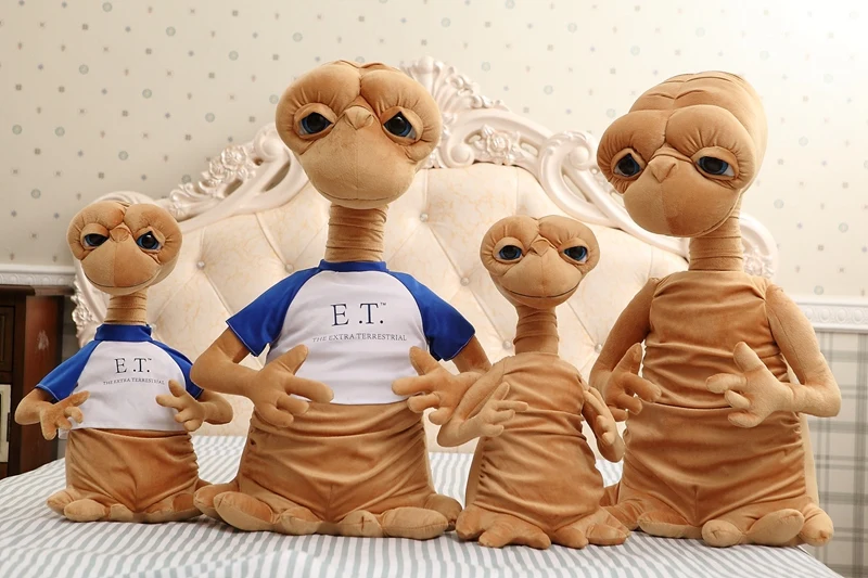 50 см, E.T, плюшевая кукла, игрушка и экстра-земная кукла с тканью, футболка высокого качества, Детский Рождественский подарок