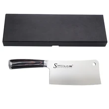 Sowell Marke Küchenmesser 7CR17 Edelstahl 7 Zoll Hacken Messer Mit Geschenk Box Gute Qualität Hackmesser Für Kochen