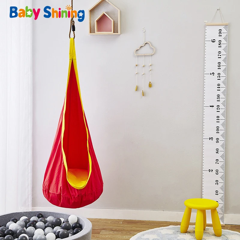 Baby Shining Kids Toy Swings Indoor Sports Hammock Chair Over 2Y Bearing 60KG Cloth Material 5 Colors Kids Swing Chair Swing Toy Baby Shining Kids Toy Swings Indoor Sports Hammock Chair Over 2Y Bearing 60KG Cloth Material 5 Colors Kids Swing Chair Swing Toy