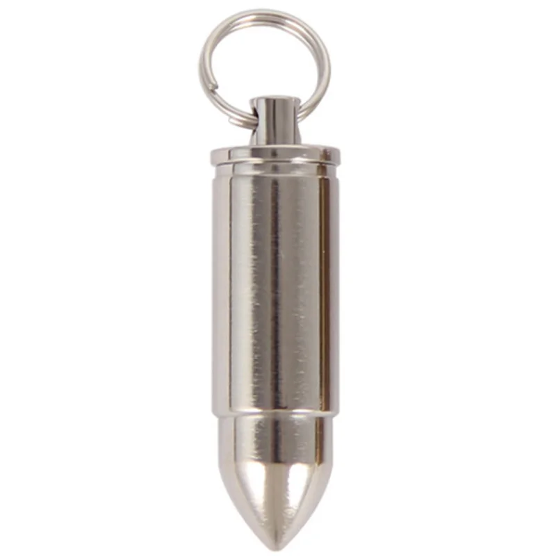 

Titanium Alloy Bulletproof Waterproof Box Save The Heart Pills Medicine Box Portable Pure Titanium Hollow Pendant Can Hold Per
