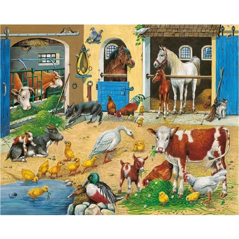 

DIY,Full Square,Diamond Embroidery,Cow Animals Farm Photo custom,Diamond Painting,Cross Stitch,3D,Diamond Mosaic,Decor JS1540
