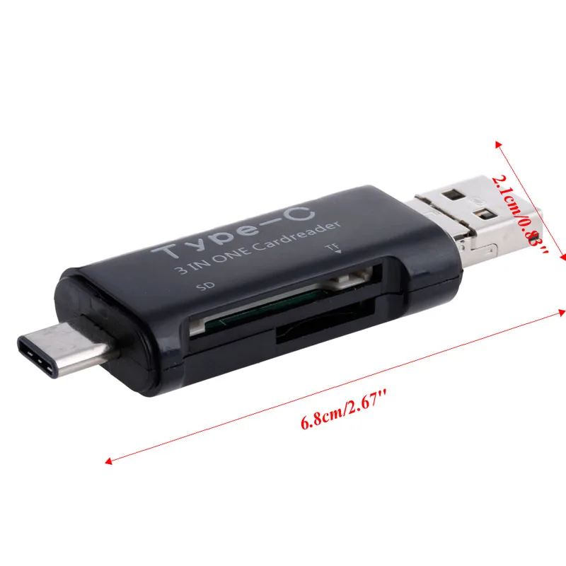 USB 3,1 type C USB-C для микро-sd SDXC TF кардридер адаптер для Macbook 12 ''мобильный телефон планшет# D