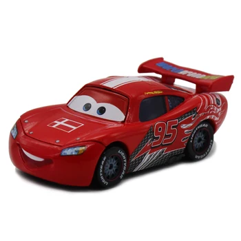 

Disney Pixar Cars Denmark Lightning McQueen 1:55 Scale Diecast Metal Alloy Car Anime Cartoon Toy For Children Gift