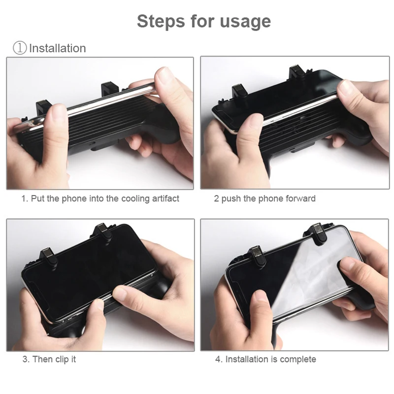 Pubg Controller Gamepad Pubg Trigger for Iphone Android Heat Sink for Mobile Phone Shooter Trigger Fire Button Gamepad
