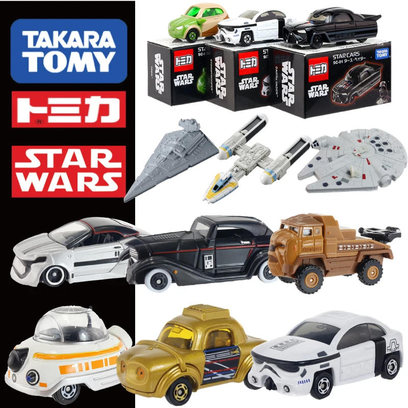 Takara Tomy Tomica Car Anime Star Wars White Soldier Black Soldier Diecast Toys Metal Model Car