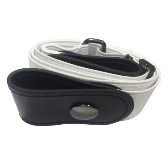 Buckle-Free Elastic Belt No Buckle Stretch Waist Belt for Jean Pants Dresses NGD88