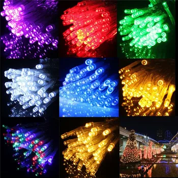 

3M 30 LED Battery Operated LED String Lights for Xmas Garland Party Wedding Decoration Christmas Flasher Fairy Lights