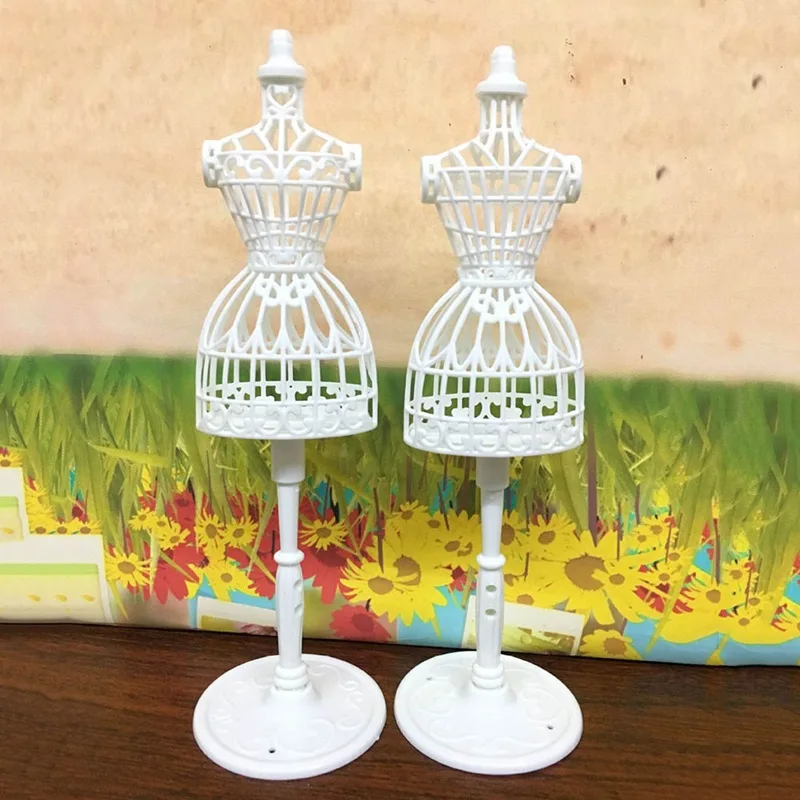 

2019 New Doll Accessories Display Holder Dress Clothes Gown Mannequin Model Stand For Doll Girls Play DIY Toy