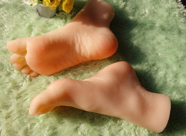 A Pair Children Foot Model Silicone FOOT Photography Props Soft