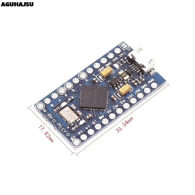 Pro Micro ATmega32U4 5V 16 МГц заменить ATmega328 для Arduino Pro Mini с 2 Row штыревые для Leonardo Mini Usb Интерфейс