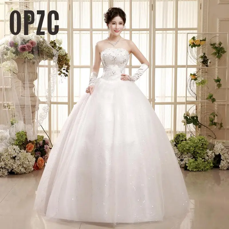 

New Spring Lace Embroidery Crystal Wedding Dress 2017 Vestidos de Novia Korean Style Sirena Berta Camo Wedding Ball Gown