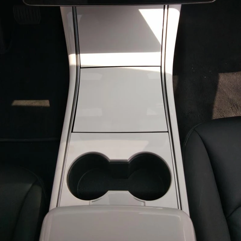 Автомобильный держатель для стакана воды рамка крышка высокого качества белый 23,5*19*1,08 см Авто центр Защитная панель отделка для Tesla модель 3