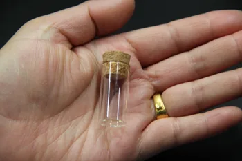 

100pcs 16*35*7mm 3ml Candy Glass Vials Cork Wishing DIY Glass Bottles Decorative Bottles Glass Jars For Weeding Party Chic Decor