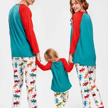 Одинаковая одежда для мамы и дочки, папы и сына, для малышей, рождественские Семейные пижамы, Семейный комплект, рождественские пижамы, семейная одежда