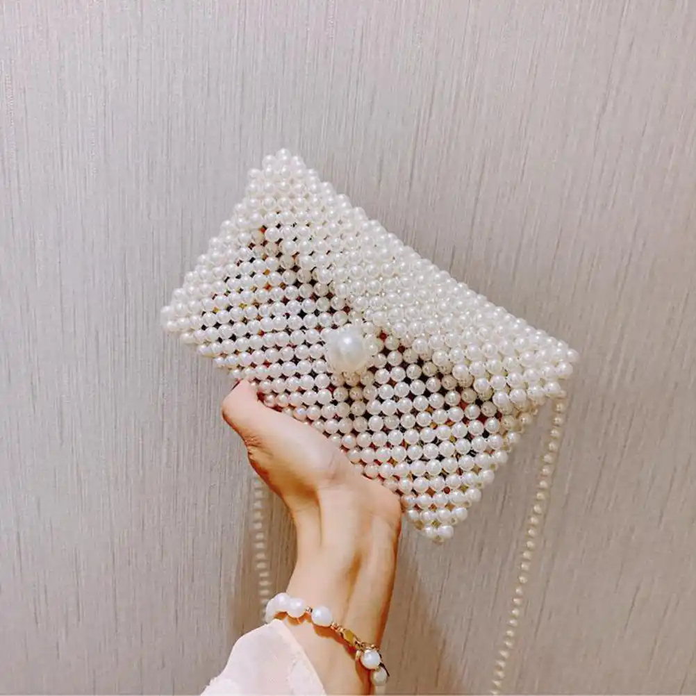 beaded shoulder bag
