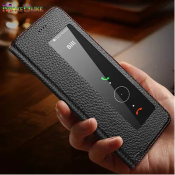 

Genuine Leather Case For Huawei P30 Pro Flip Case Magnetic Window View Cover For Huawei P30 Pro P30Pro Phone Bags cases