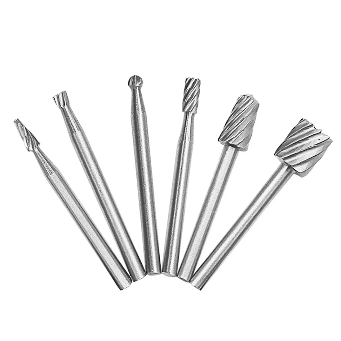 

6pcs/lot HSS Routing Router Grinding Bits Burr for Rotary Tool Bosch