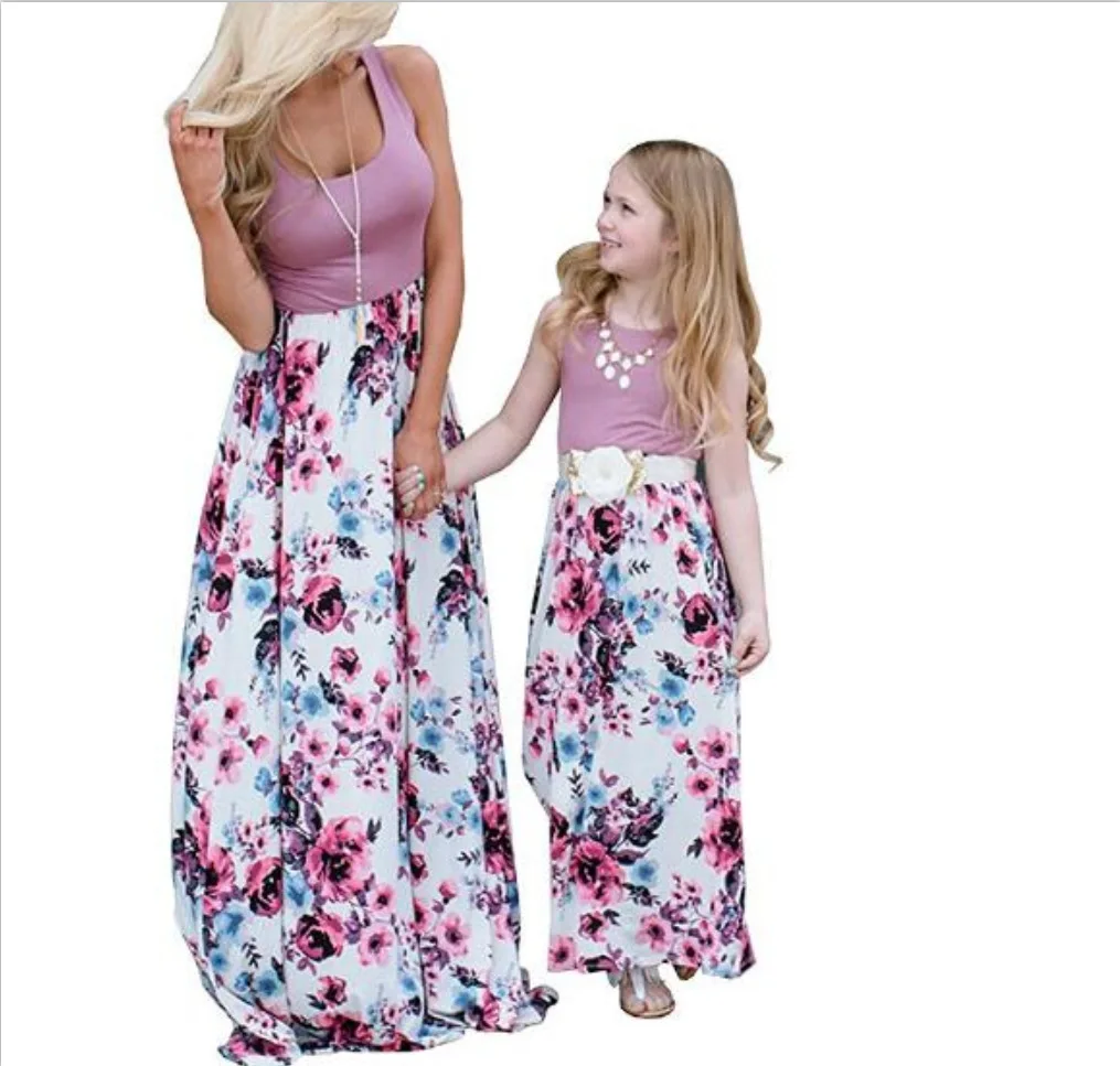 

family matching clothes big sister little sister mommy and me dresses family clothing mom daughter dress girl baby boho fashion