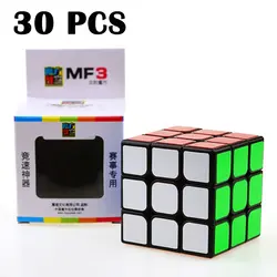 30 шт MoYu MF3 профессионального конкурса Magic cube Скорость гладкой красочные наклейки головоломки Cubo Классические игрушки трехслойная Neo Cube