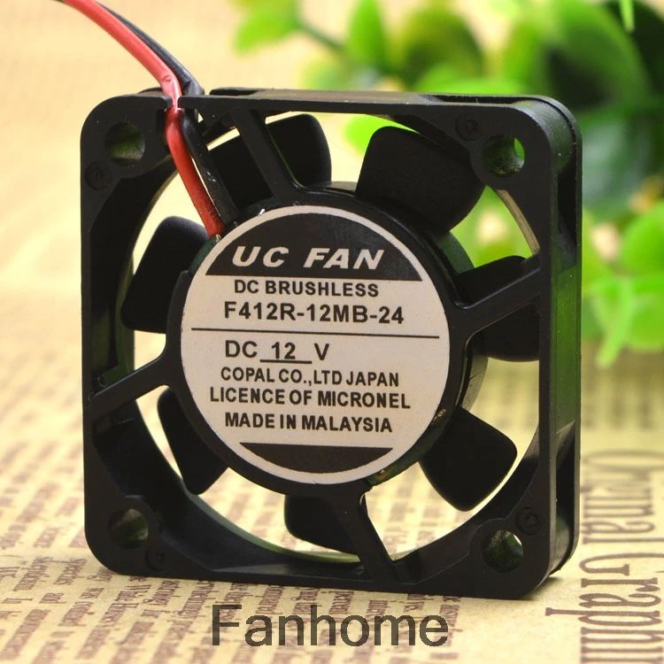 Для вентилятор UC DC12V 4010 4 см DC F412R-24MB-11 бесшумный охлаждения | Компьютеры и офис