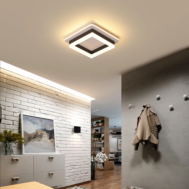 Новая акриловая круглая лампа, люстры для гостиной, спальни, дома, AC85-265V, современная светодиодная потолочная люстра, светильники