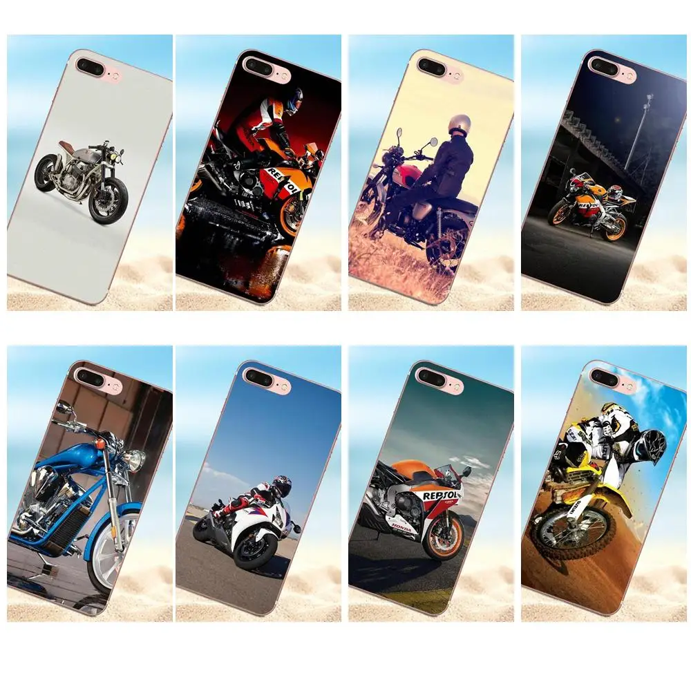 

Qdowpz For Huawei G8 Honor 5C 5X 6 6X 7 8 9 Y5II Mate 9 P7 P8 P9 P10 P20 Lite Plus 2017 Soft Cases Honda Moto Motorbike