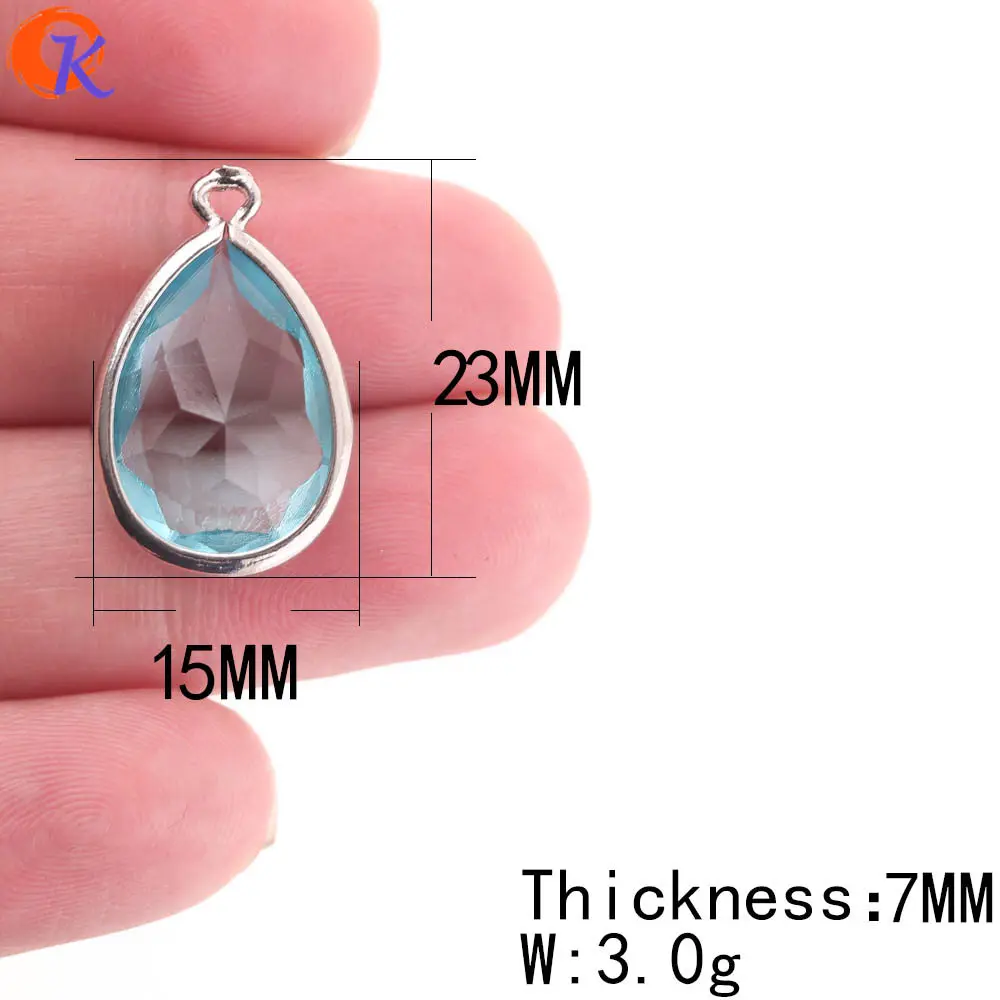 Сердечный Дизайн 50 шт 15*23 мм аксессуары для ювелирных изделий/ручная работа/хрустальный кулон/Сделай сам Изготовление ювелирных изделий/амулеты ювелирные изделия/Серьги фурнитура