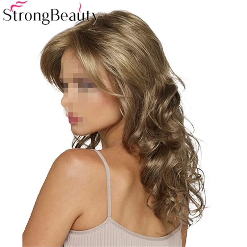 H-WG1048 M6P  Strong Beauty Women`s Wigs Natural Long Curly Hair Synthetic Full Wig 