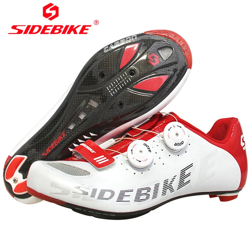 SIDEBIKE Carbon Fiber Road font b Bicycle b font Sapato Masculino Cycling font b Shoes b