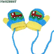 Милые детские перчатки с героями мультфильмов, зимние теплые перчатки для мальчиков и девочек, детские перчатки, варежки для младенцев, теплые подарки на возраст от 6 до 24 месяцев