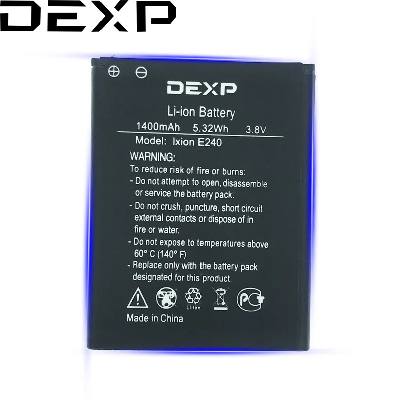 

Original New DEXP Ixion E240 1400mAh Battery Smart Mobile phone +Tracking Number