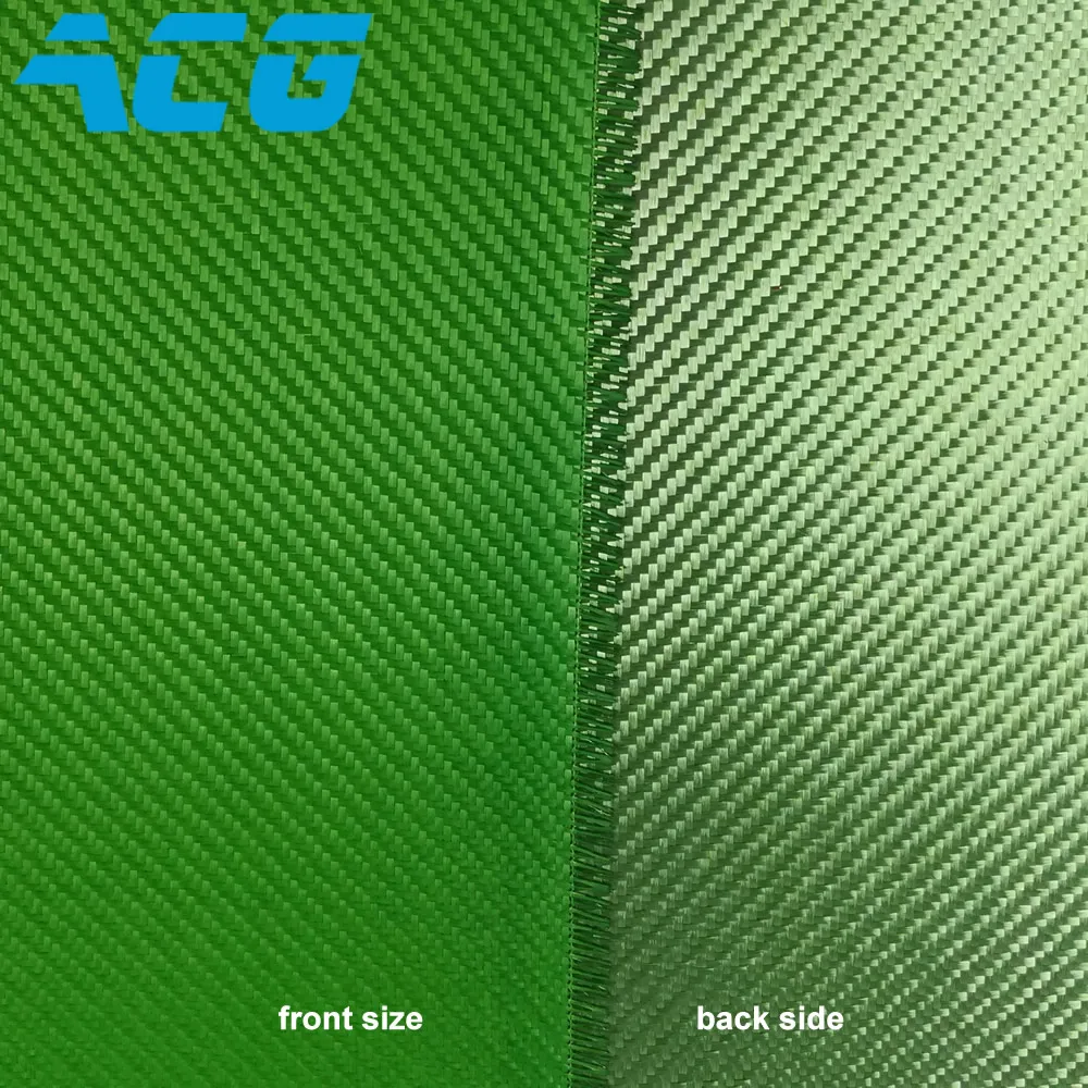green glass fiber fabric