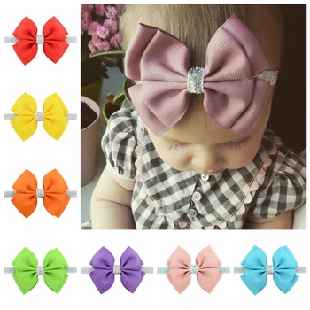 

10PCS Headband Kid Girl Baby Toddler Bow Flower Hair Accessories Ribbon Headwear