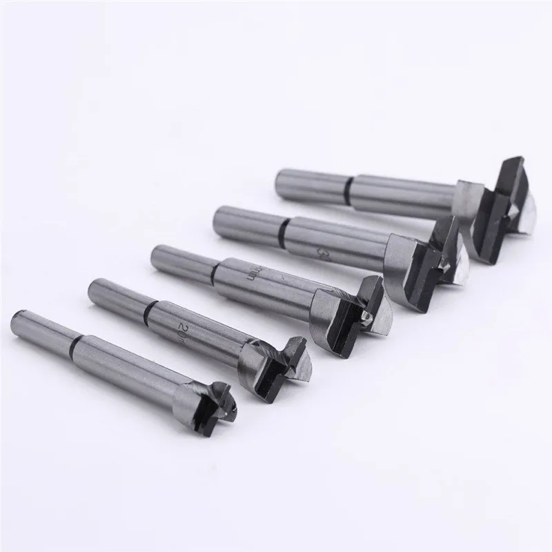 5pcs Drill Bits Professional Forstner Woodworking Wood Boring Hole Saw Cutter 1535mm Drill