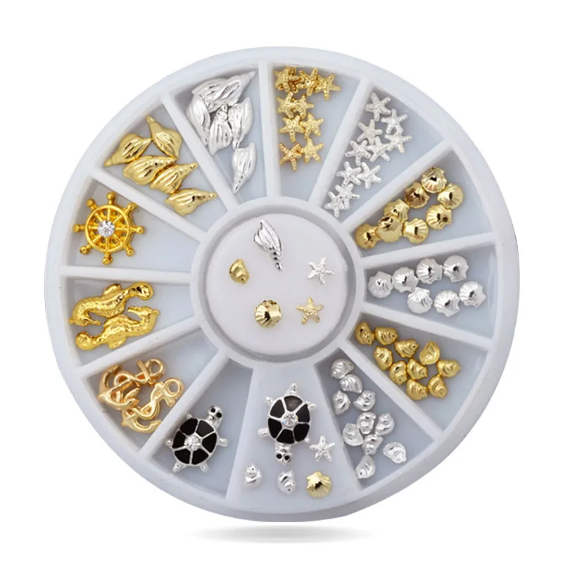 

LF Marine Biological Series Shell decorative For Sticker Needlework FlatBack Scrapbooking Decoration Embellishments Accessories