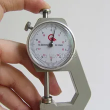 0-20 мм кожаный толщиномер тестер Толщиномер цифровой толщиномер 3 шт./партия