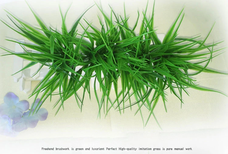 Искусственные растения зеленая трава пластиковое растение искусственная трава Настольный Декор трава для сада наружное украшение искусственные растения Трава